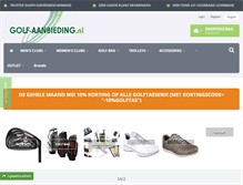 Tablet Screenshot of golf-aanbieding.nl